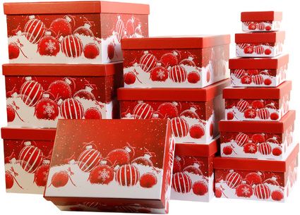 Aufbewahrungsboxen Schachteln Geschenkbox im 13er Set mit Deckel  